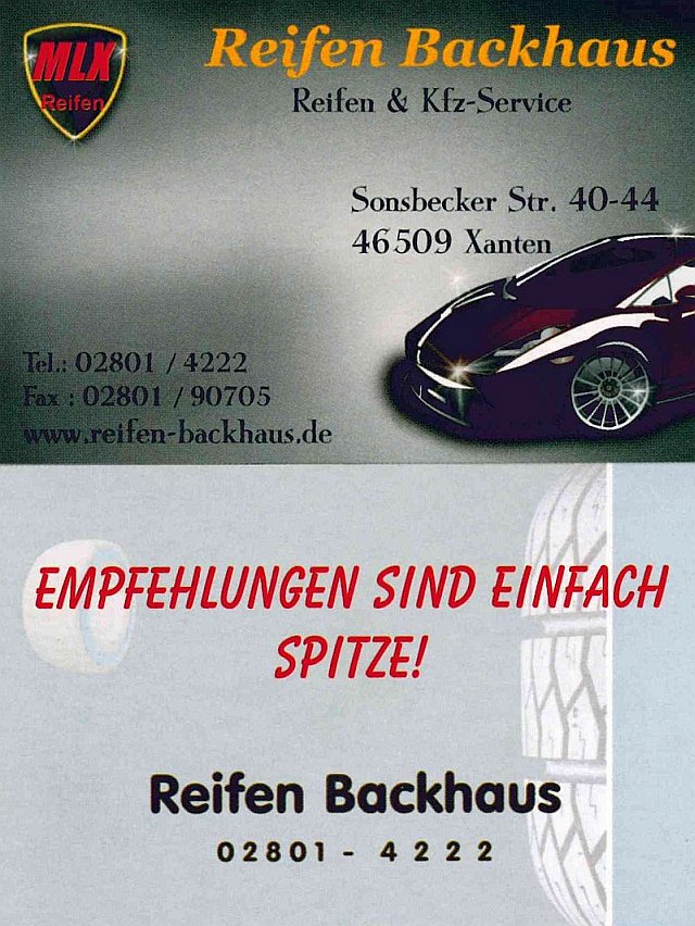 Reifen - Backhaus